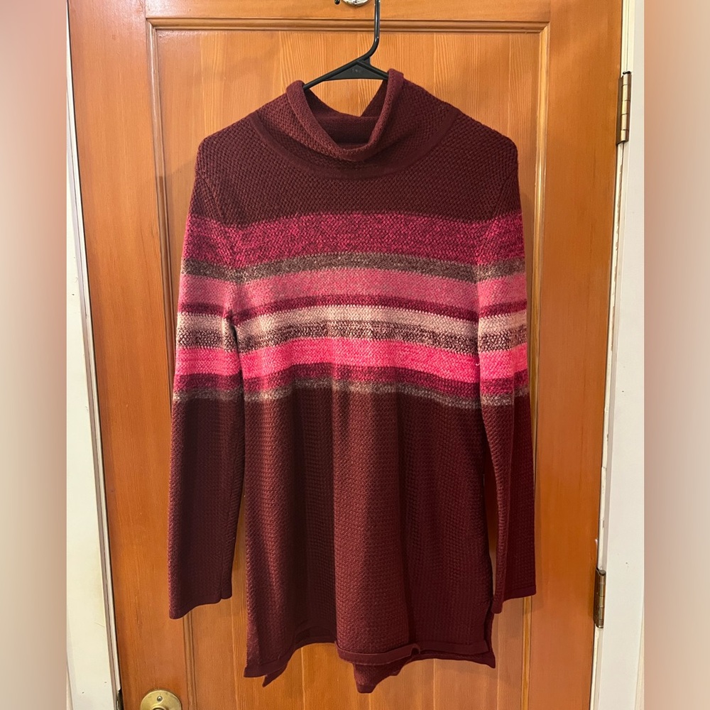 Krimson Klover Burgundy and Pink Women's Tunic